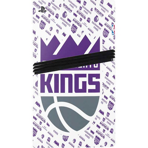 NBA Sacramento Kings History Logo Blast PS5 Pro Console Skin